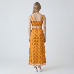 Robe jaune alcudia 12420190a Femme LES TROPEZIENNES PAR M.BELARBI