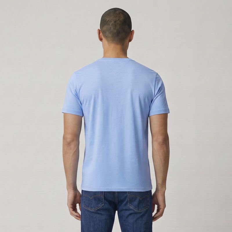 Tee shirt mc sky blue mwomw42366 Homme TOMMY HILFIGER