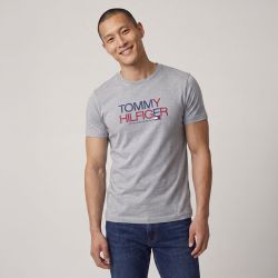 Tee shirt mc white mwomw42369 Homme TOMMY HILFIGER