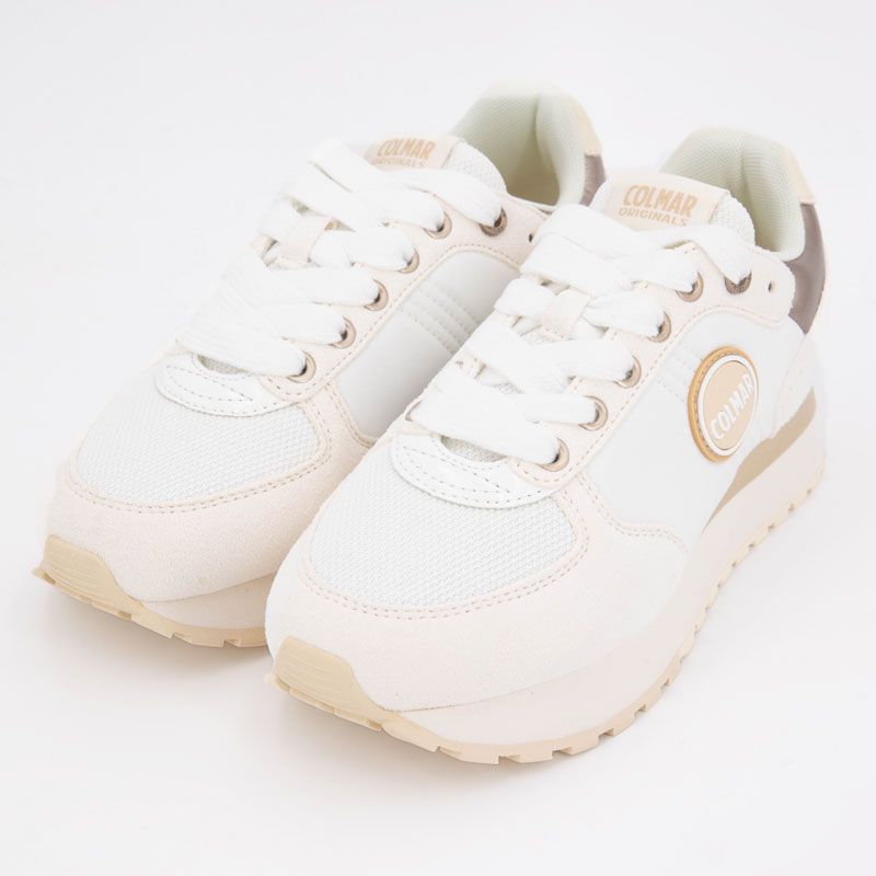 Basket authentic beige-rose travis a 051 t36/41 Femme COLMAR