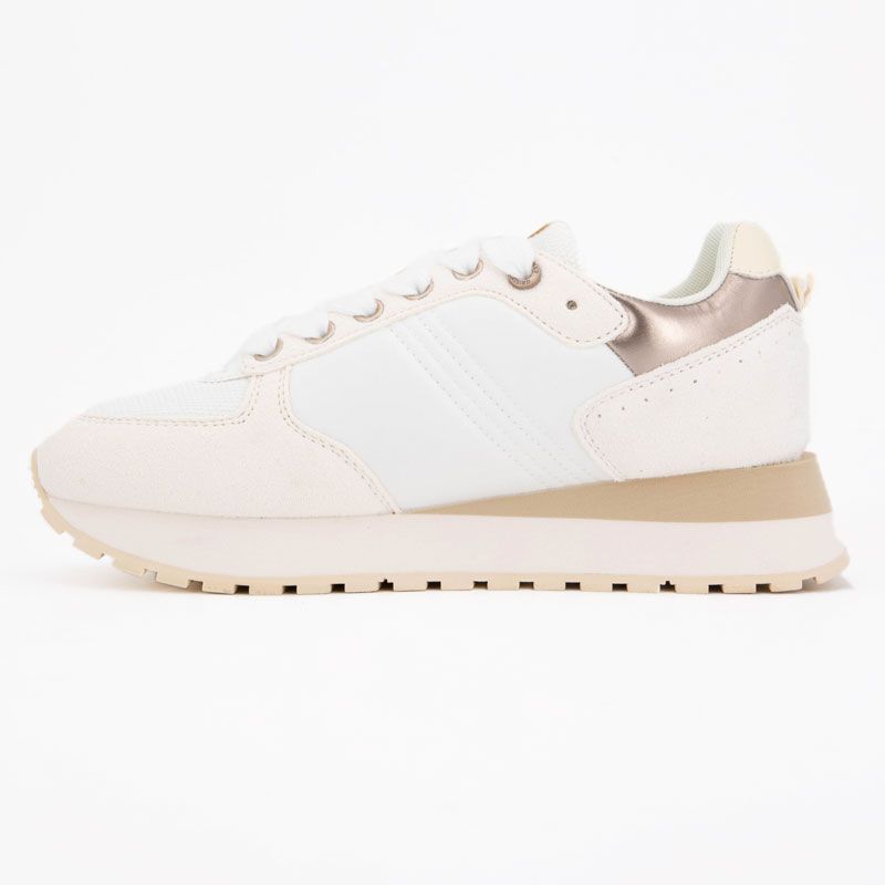 Basket authentic beige-rose travis a 051 t36/41 Femme COLMAR