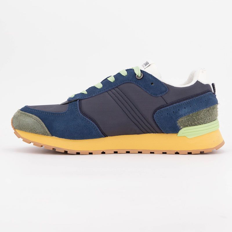 Basket type navy-military green-lt sage green travis t 012 t40/47 Homme COLMAR