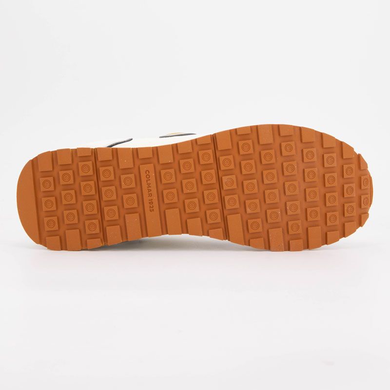 Basket block off white-dk gray-ochre travis b 008 t40/46 Homme COLMAR