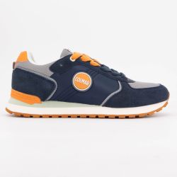 Basket authentic lt beige-blue denim-brown travis a 007 t40/46 Homme COLMAR