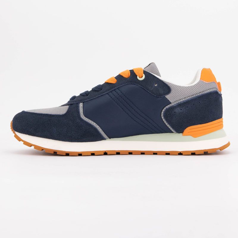 Basket authentic lt beige-blue denim-brown travis a 007 t40/46 Homme COLMAR