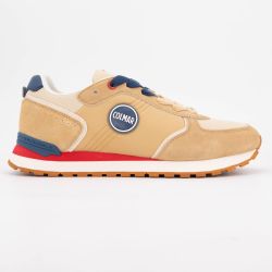 Basket authentic lt beige-blue denim-brown travis a 007 t40/46 Homme COLMAR
