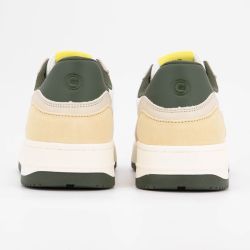 Basket white-warm gray-military green austin l 034 t40/46 Homme COLMAR