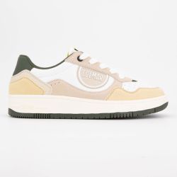Basket white-warm gray-military green austin l 034 t40/46 Homme COLMAR