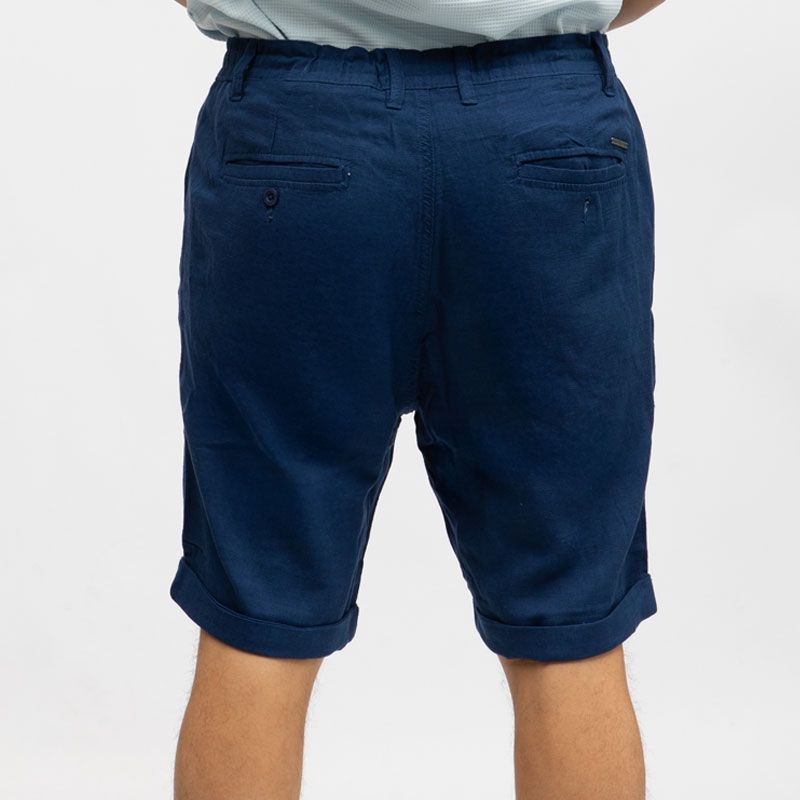 Short lin mélangé cordon de serrage bali Homme PANAME BROTHERS