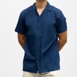 Chemise manches courtes lin mélangé Homme PANAME BROTHERS