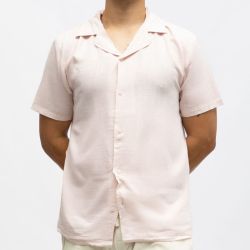 Chemise manches courtes lin mélangé Homme PANAME BROTHERS