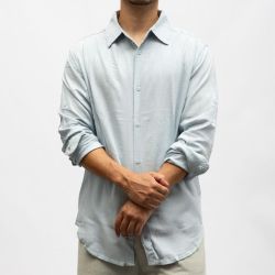 Chemise manches longues lin mélangé Homme PANAME BROTHERS