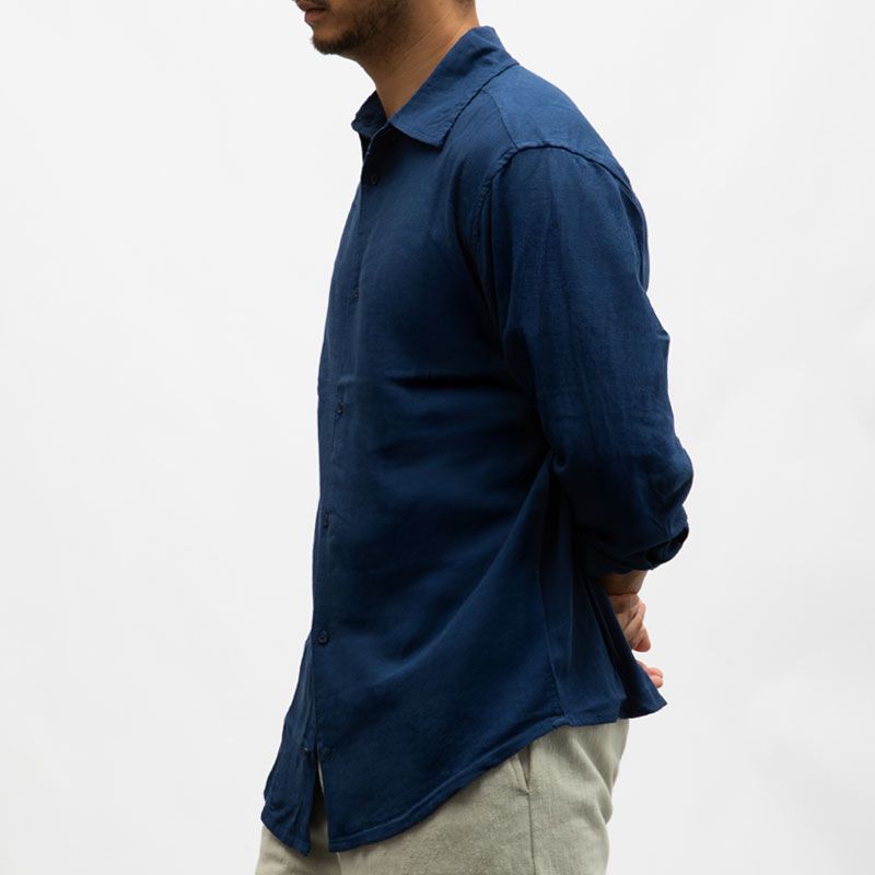 Chemise manches longues lin mélangé Homme PANAME BROTHERS