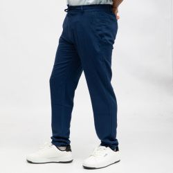 Pantalon lin mélangé cordon julien Homme PANAME BROTHERS