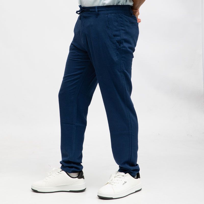 Pantalon lin mélangé cordon julien Homme PANAME BROTHERS