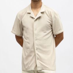 Chemise mc eponge kaki charly-ds Homme PANAME BROTHERS