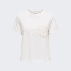 Tee shirt jdyselma cloud dancer 15322073 4647 Femme JDY
