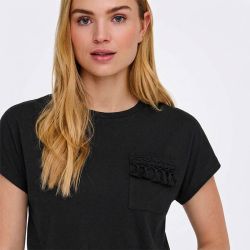Tee shirt jdyilse black 15375208 4624 Femme JDY