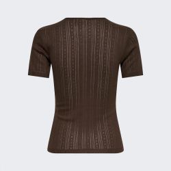 Tee shirt jdysalsa chocolate brown 15352296 4624 Femme JDY