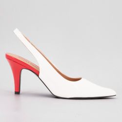 Escarpin blanc dorine t36/41 Femme CHATTAWAK
