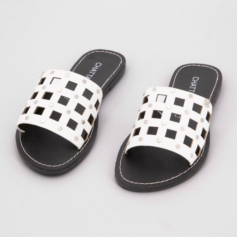 Mule blanc primevere t36/41 Femme CHATTAWAK