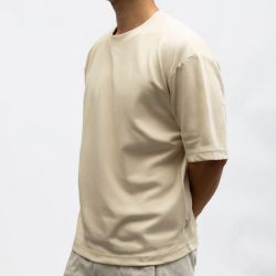 Tee shirt mc coton aqua micky-ds Homme PANAME BROTHERS