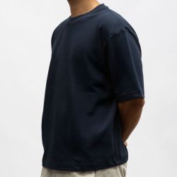 Tee shirt mc coton aqua micky-ds Homme PANAME BROTHERS