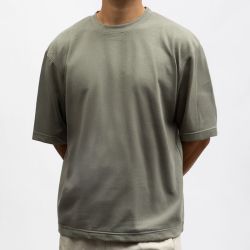 Tee shirt mc coton aqua micky-ds Homme PANAME BROTHERS