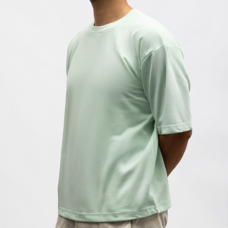 Tee shirt mc coton aqua micky-ds Homme PANAME BROTHERS