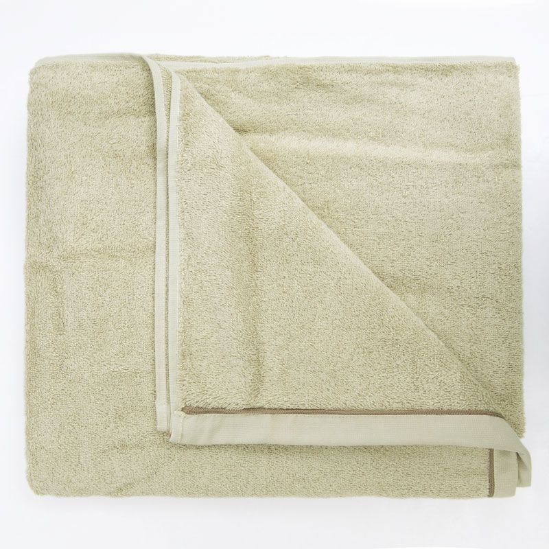 Drap de bain eponge blue stone 100x150 serv100montecblu Mixte SUD ETOFFE