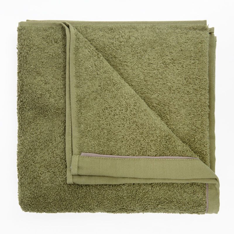 Serviette invite eponge taupe 50x100 serv50montectaup Mixte SUD ETOFFE