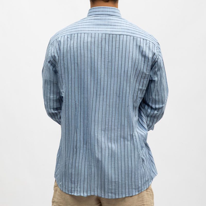 Chemise bleu rayer 14 bill0891reg Homme BILL TORNADE