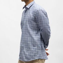 Chemise carreaux bleu roi 09 bill0891reg Homme BILL TORNADE