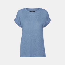 Tee shirt col rond maille fine brianna Femme VERO MODA