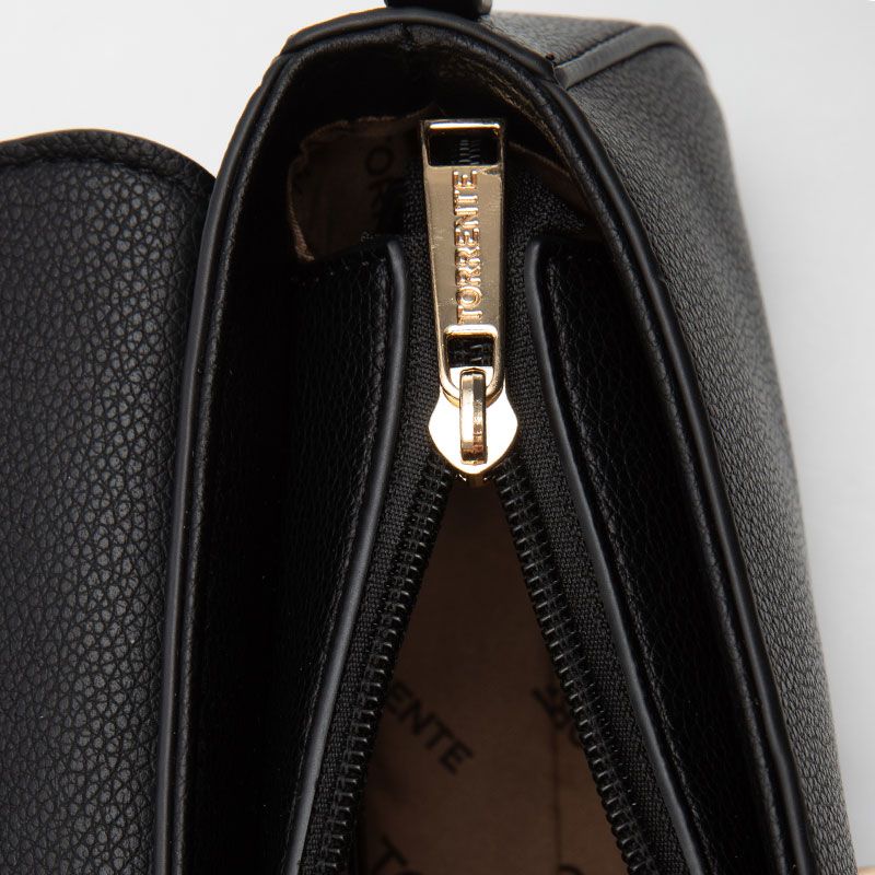 Pochette rabat noir tos-p26030 Femme TORRENTE