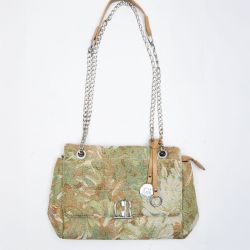 Sac porte feuille fleuris vert monelle gr-ah23-012 Femme TORRENTE