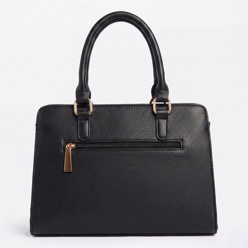 Petit sac trapeze noir tos-p25017 Femme TORRENTE