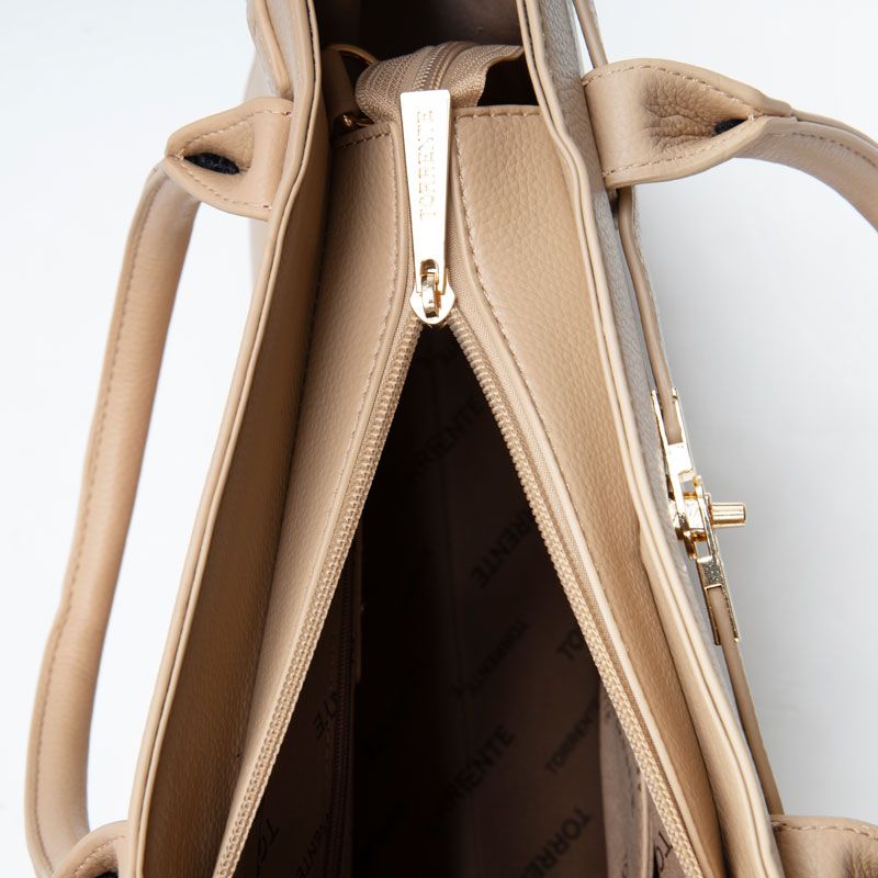 Grand sac trapeze noir tos-p25017 Femme TORRENTE