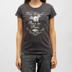 Tee shirt col rond mc vd/2/tr/rid/an Femme VON DUTCH