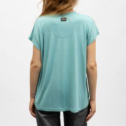 Tee shirt col rond mc vd/2/tvc/feath/lb Femme VON DUTCH