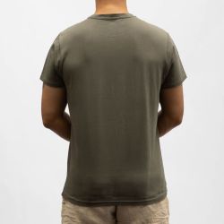 Tee shirt mc stretch avec logo vd/1/tr/aki/nr Homme VON DUTCH
