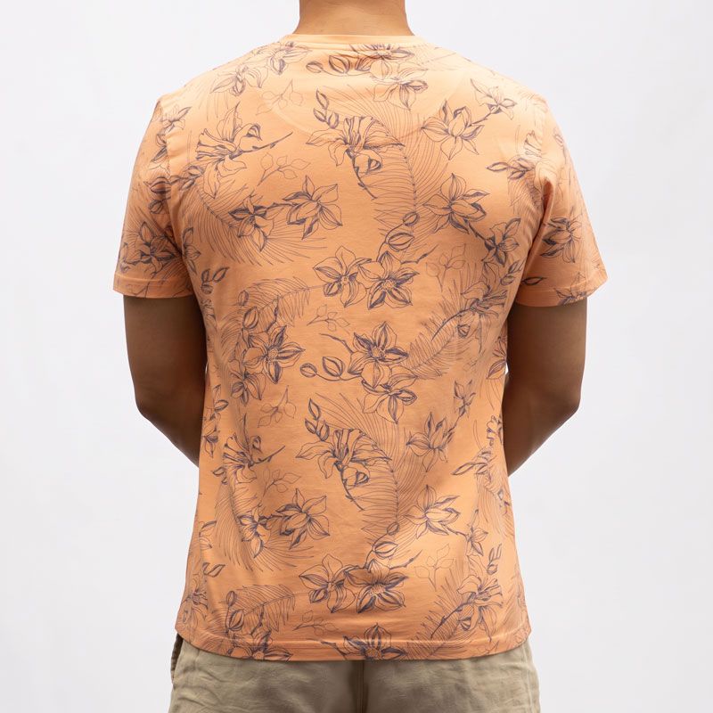 Tee shirt mc imprime hawai vd/p/1/tr/front/hh Homme VON DUTCH