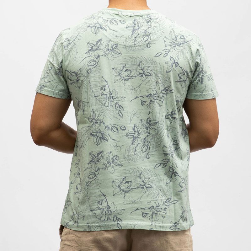 Tee shirt mc imprime hawai vd/p/1/tr/front/hh Homme VON DUTCH