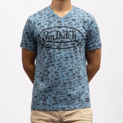 Tee shirt mc imprime vd/p/1/tv/tyron/aj Homme VON DUTCH