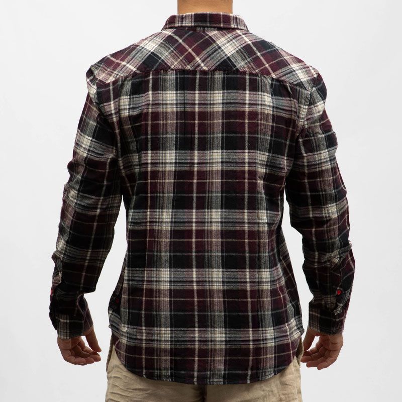 Chemise ml 5516 port red anthra check 23-10109-00-1127 Homme TIMEZONE