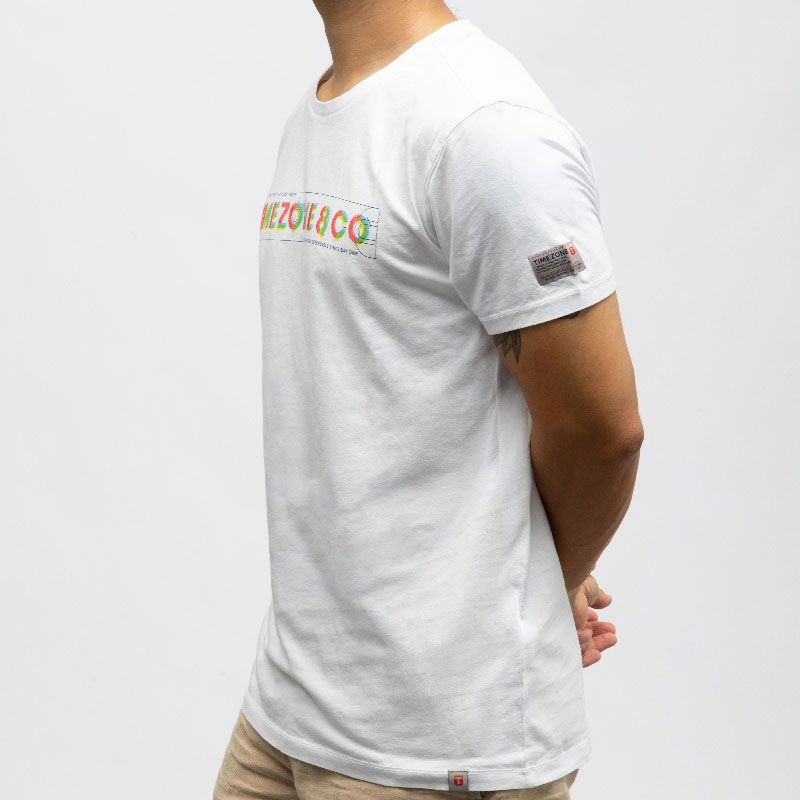 Tee shirt 0100 pure white 22-10239-10-6111 Homme TIMEZONE