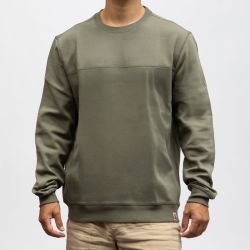 Sweat 4175 dusty olive 28-10219-00-6576 Homme TIMEZONE