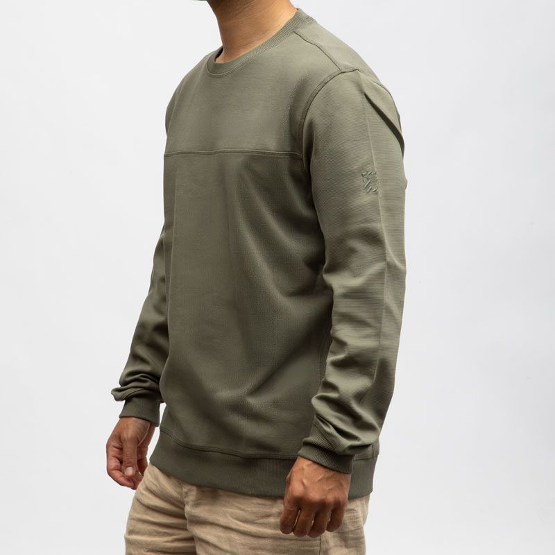 Sweat 4175 dusty olive 28-10219-00-6576 Homme TIMEZONE