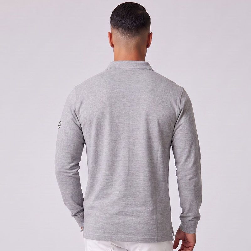 POLO HOMME MANCHE LONGUE COL MAO FREDRICK KAPORAL