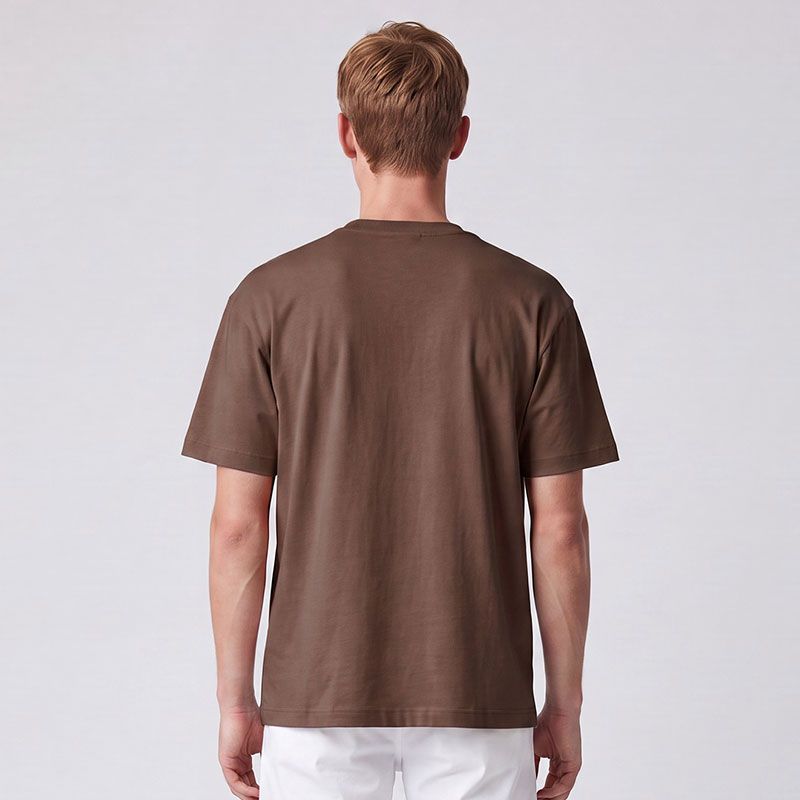 Tee shirt col rond coton avec logo et pochette de rangement Homme JACQUEMUS